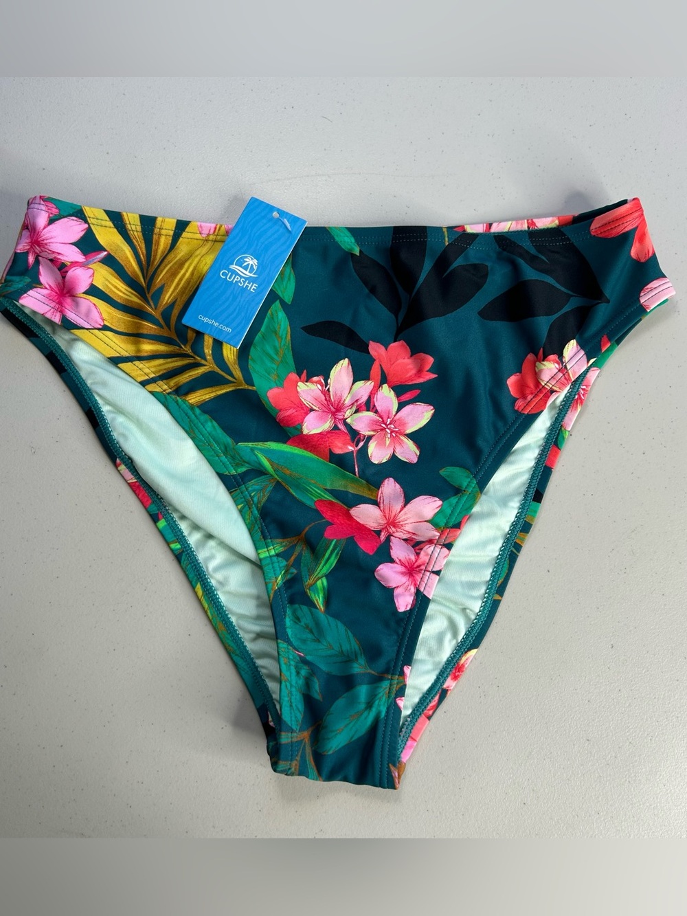 Cupshe Bikini Bottom Multicolor Floral Large New